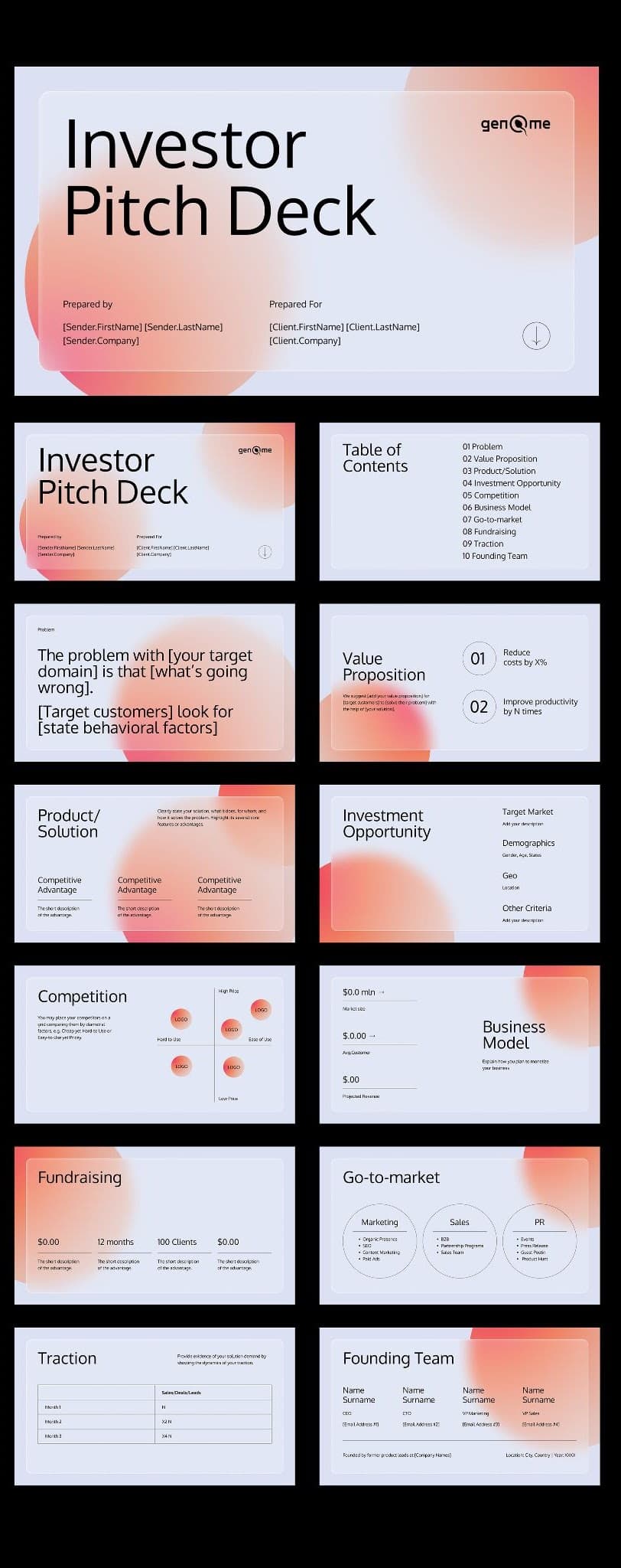 Pitch Deck and Presentation image 9